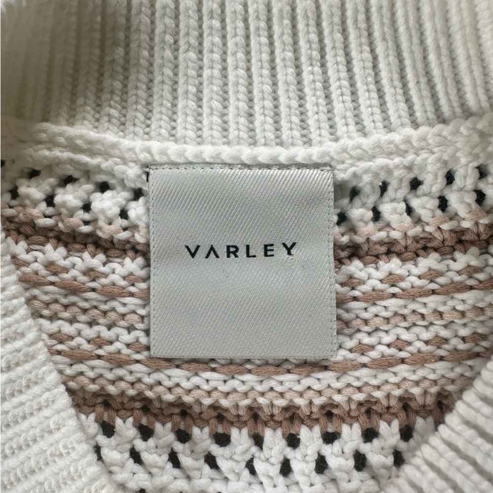 Varley Ciara Stripe Knit Top Small EUC - Picture 8 of 9